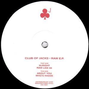 Club Of Jacks ‎– Raw EP