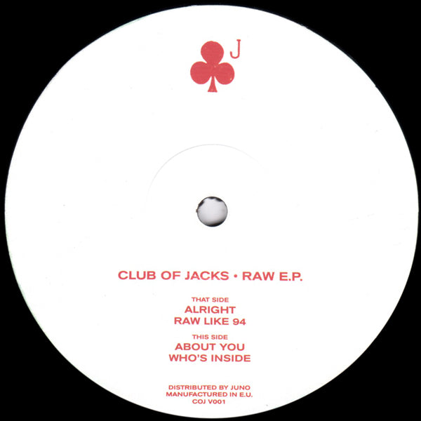 Club Of Jacks ‎– Raw EP