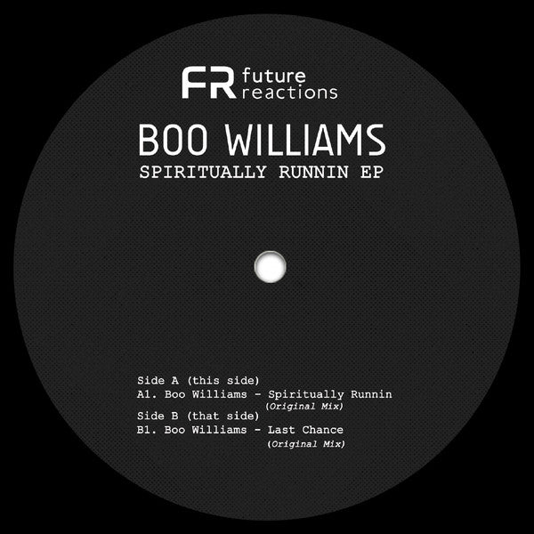 Boo Williams ‎– Spiritually Runnin EP