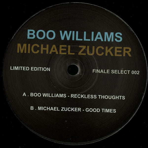 Boo Williams, Michael Zucker ‎– Finale Select 002
