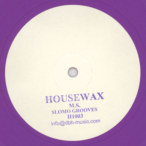 M.S ‎– Slomo Grooves