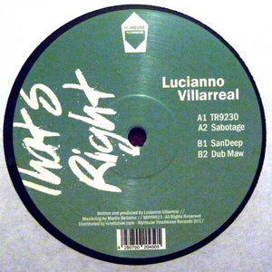 Lucianno Villarreal ‎– That's Right