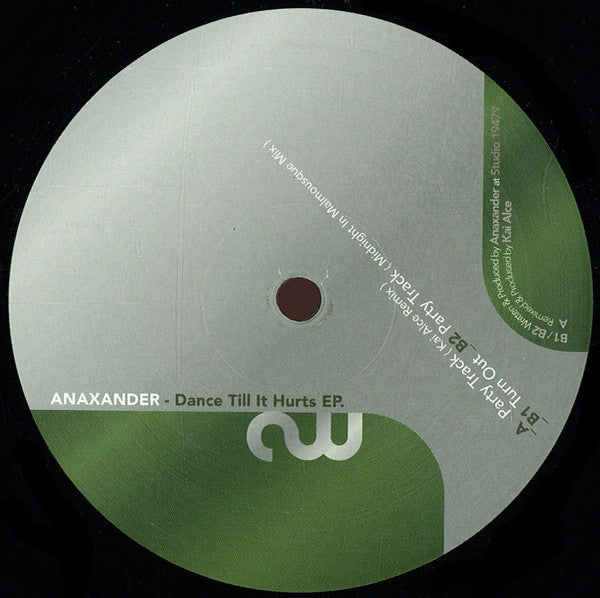 Anaxander ‎– Dance Till It Hurts