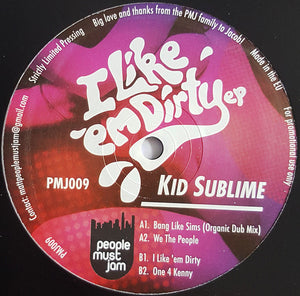 Kid Sublime ‎– I Like Em Dirty EP