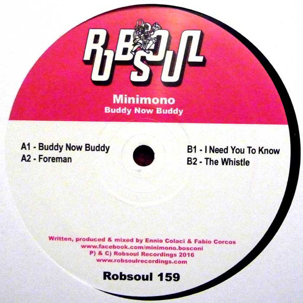 Minimono ‎– Buddy Now Buddy